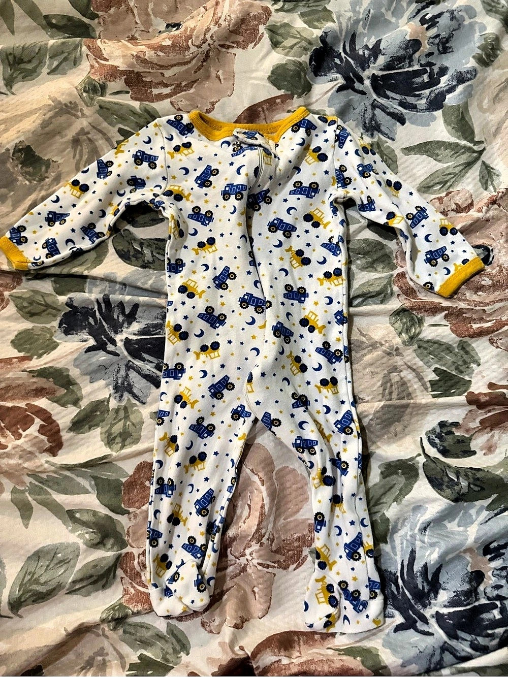 Swiggles Baby Construction Footie Size 3/6 M